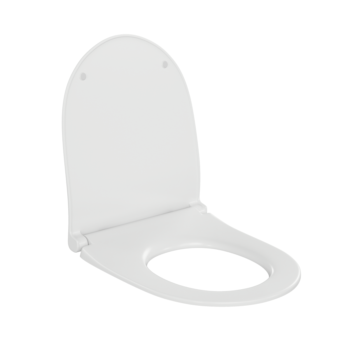 Сиденье для унитаза VitrA Nest (Нест) 220-003R409 круглое белое дюропласт с микролифтом быстросъемное