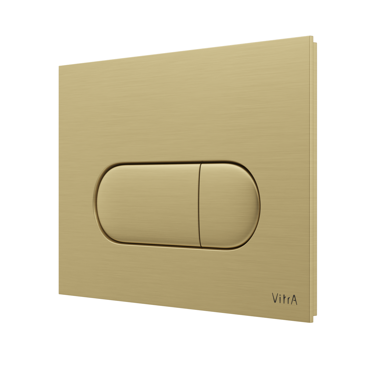 Кнопка смыва для инсталляции VitrA Root Round (Рут Раунд) 740-2225 брашированное золото двойный смыв
