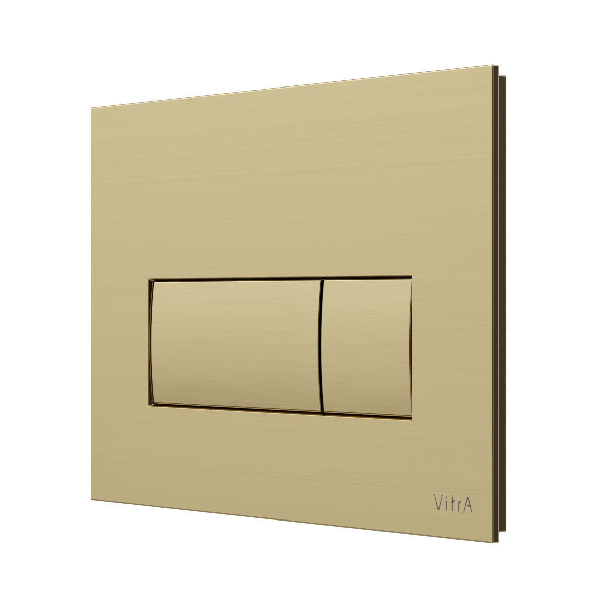 Кнопка смыва для инсталляции VitrA Root Square (Рут Скуэр) 740-2325 брашированное золото двойный смыв