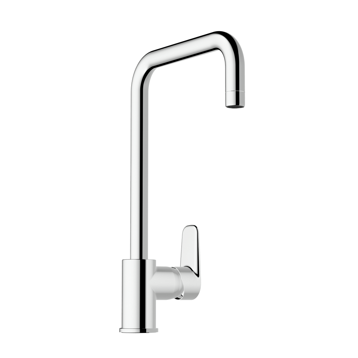 Смеситель для кухни VitrA Flow Soft (Флоу Софт) A43426EXP с поворотным изливом однорычажный хром латунь