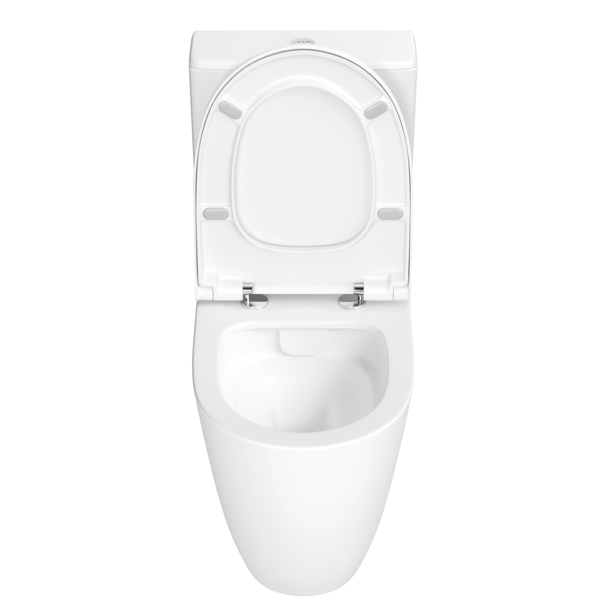 Унитаз-компакт напольный VitrA Sento (Сенто) 9830B003-7203 с сиденьем микролифт белый санитарный фарфор антибактериальное покрытие Hygiene (Хайджн)