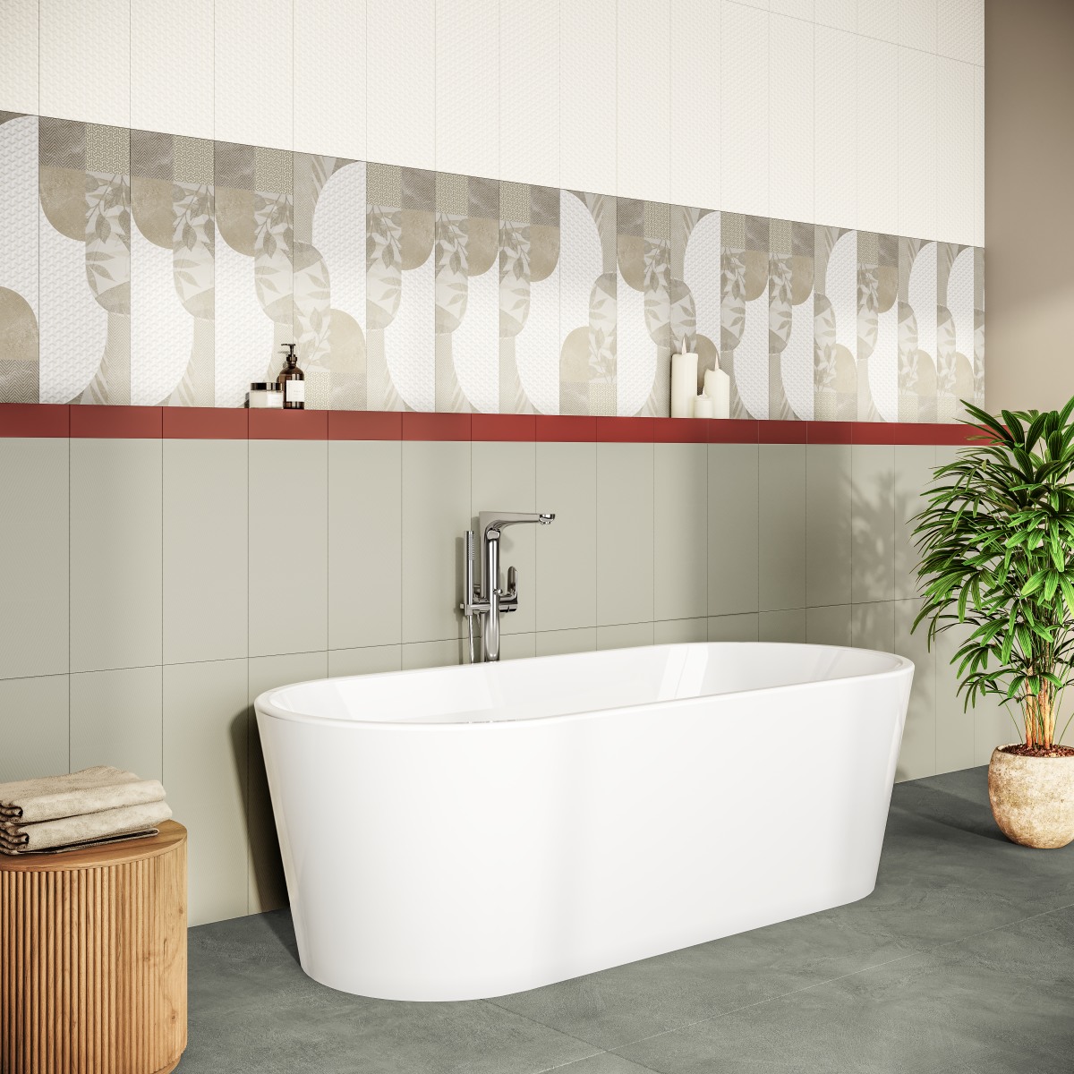 Ванна VitrA Geo (Гео) 65380006000 180 x 80,5 см отдельностоящая акриловая прямоугольная белая