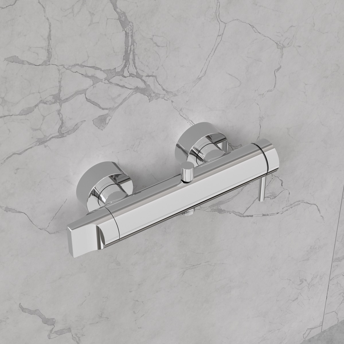 Смеситель настенный VitrA Origin (Ориджин) A42619, для ванны, однорычажный, хром, латунь