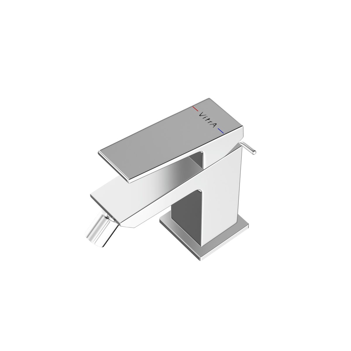 Смеситель для биде VitrA Minimax Square (Минимакс Сквуэр) A43726EXP однорычажный хром латунь