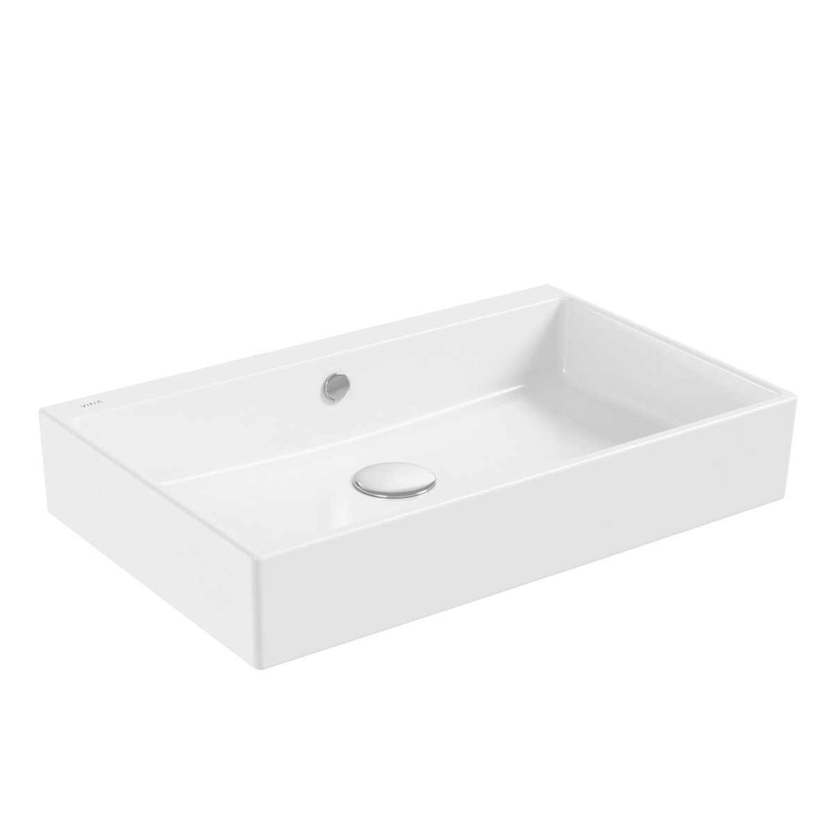 Раковина VitrA ArchiPlan (Архиплан) 7404B003-0012 60 x 39 см белая антибактериальное покрытие Hygiene (Хайджн)