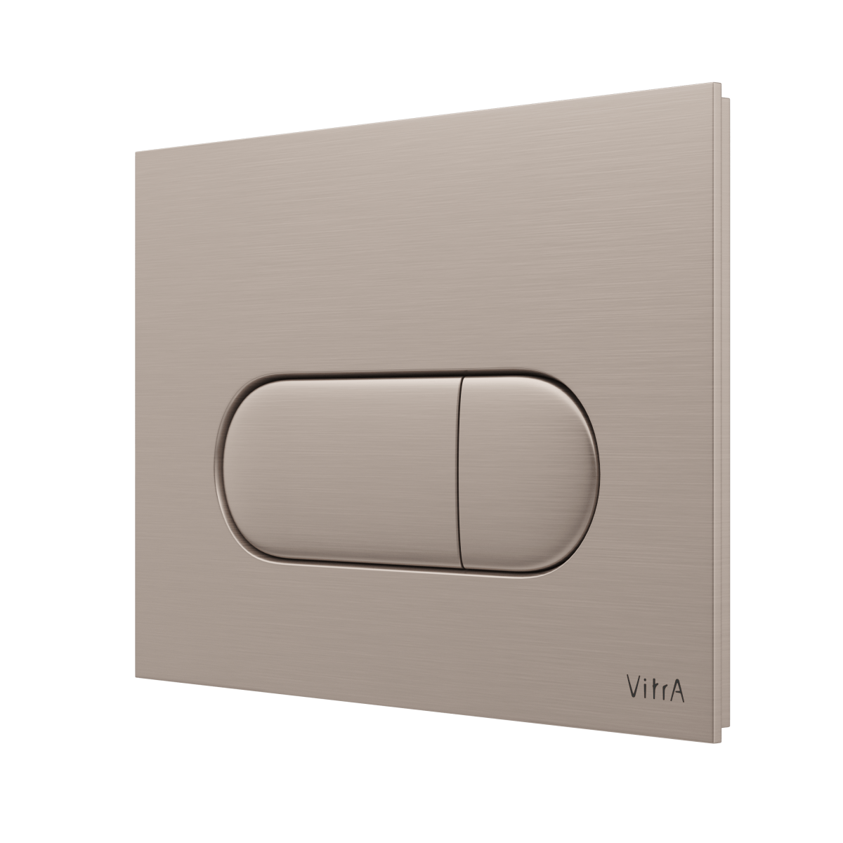 Кнопка смыва для инсталляции VitrA Root Round (Рут Раунд) 740-2295 брашированный никель двойный смыв