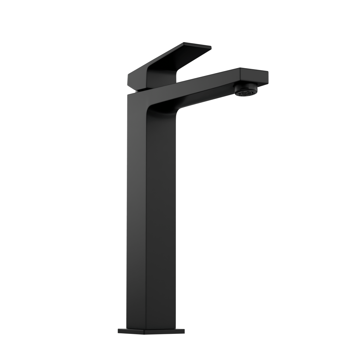 Смеситель для раковины-чаши VitrA Minimax Square (Минимакс Сквуэр) A4372436EXP однорычажный матовый черный латунь