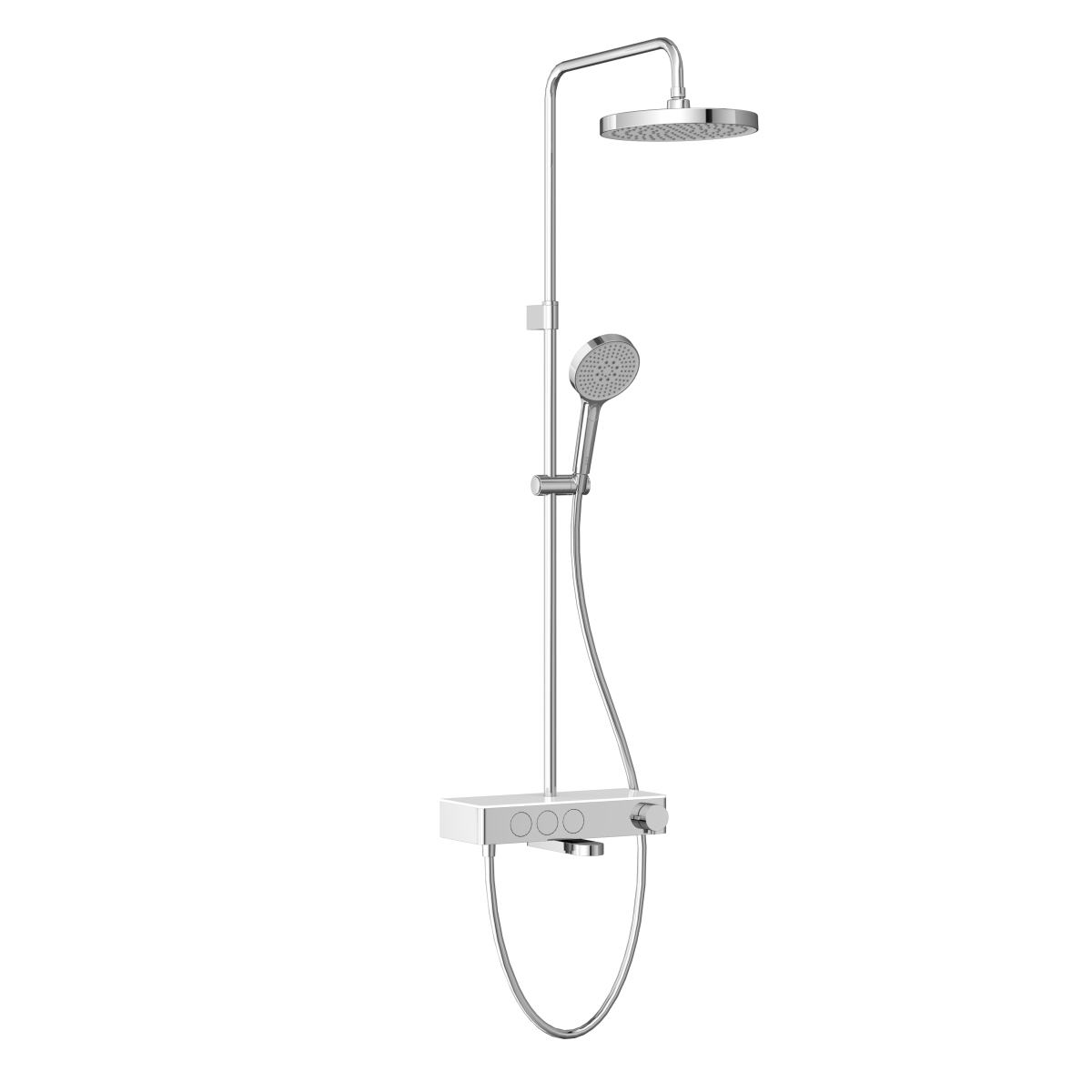 Душевая система VitrA Core Round (Кор Раунд) A47309EXP с термостатическим смесителем и ручным душем хром