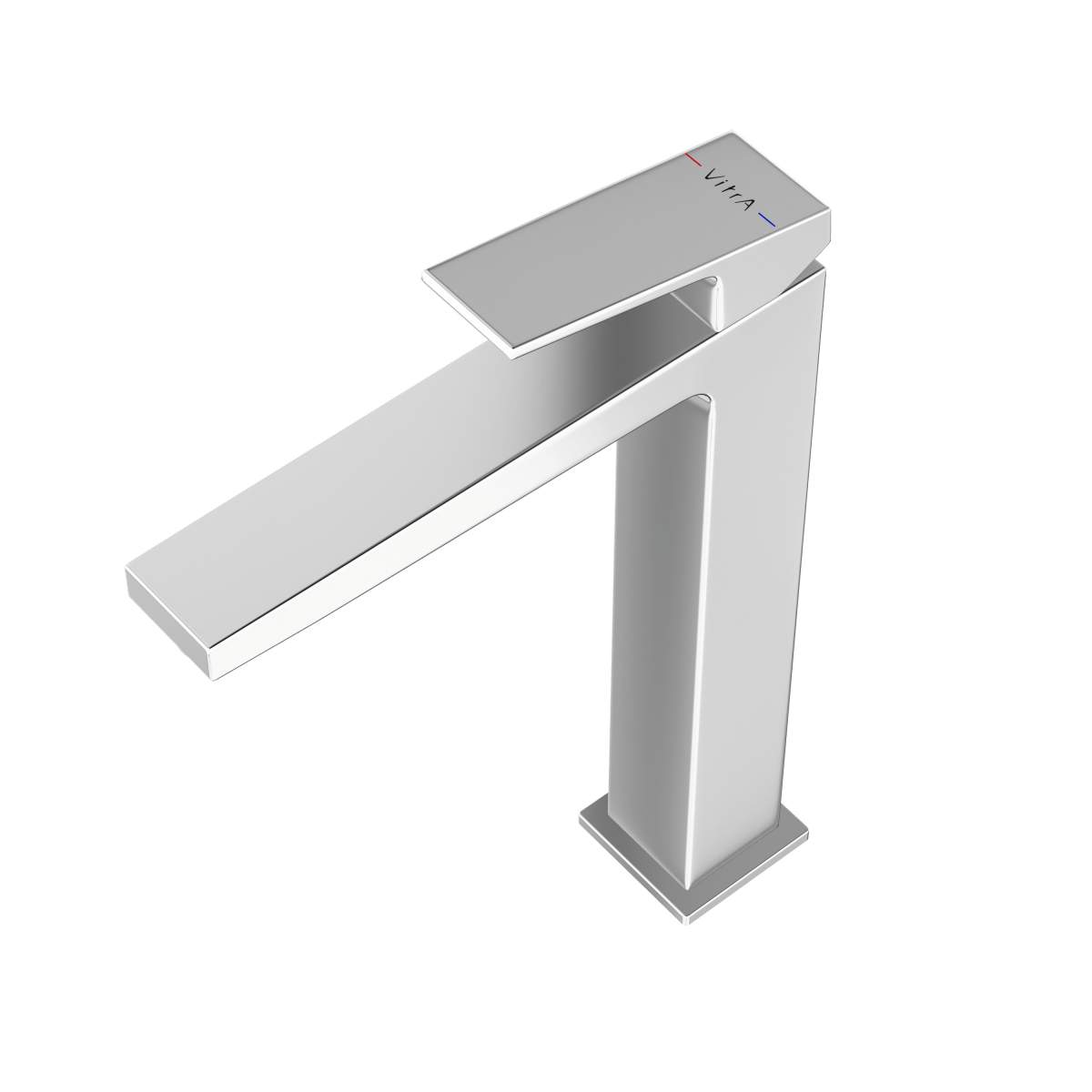 Смеситель для раковины-чаши VitrA Minimax Square (Минимакс Сквуэр) A43724EXP однорычажный хром латунь