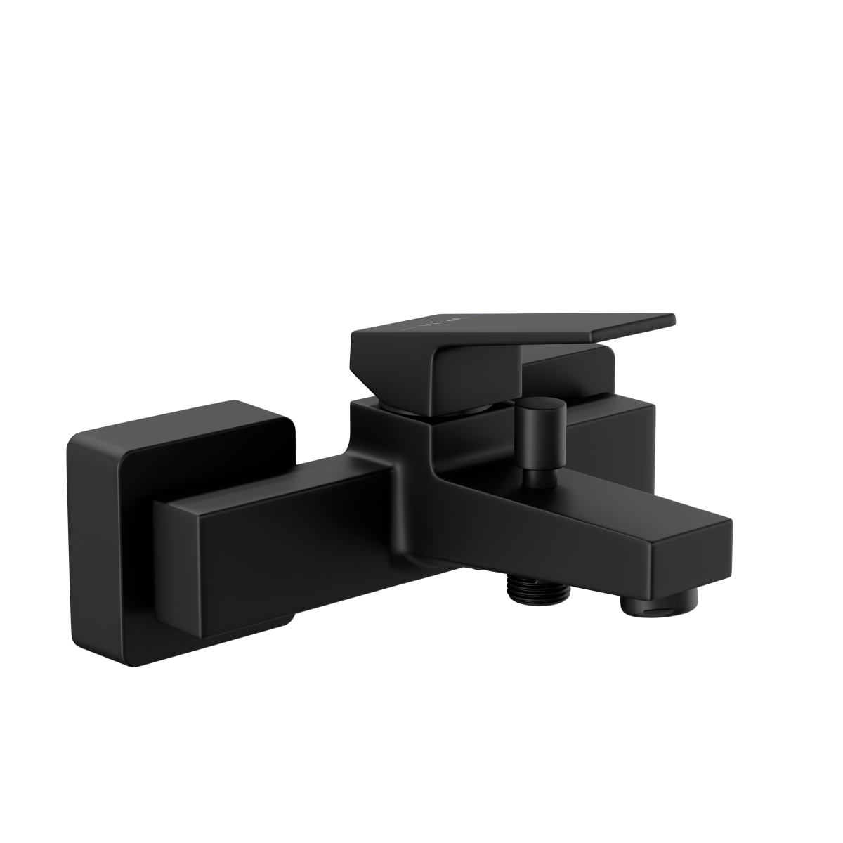 Настенный смеситель для ванны VitrA Minimax Square (Минимакс Сквуэр) A4352036EXP однорычажный матовый черный латунь