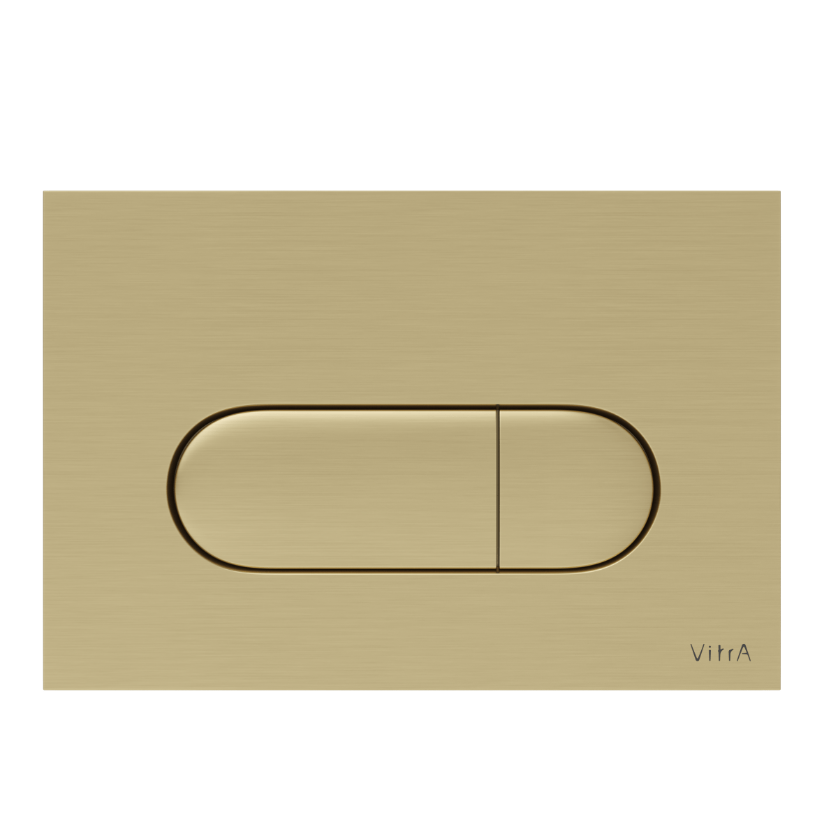 Кнопка смыва для инсталляции VitrA Root Round (Рут Раунд) 740-2225 брашированное золото двойный смыв