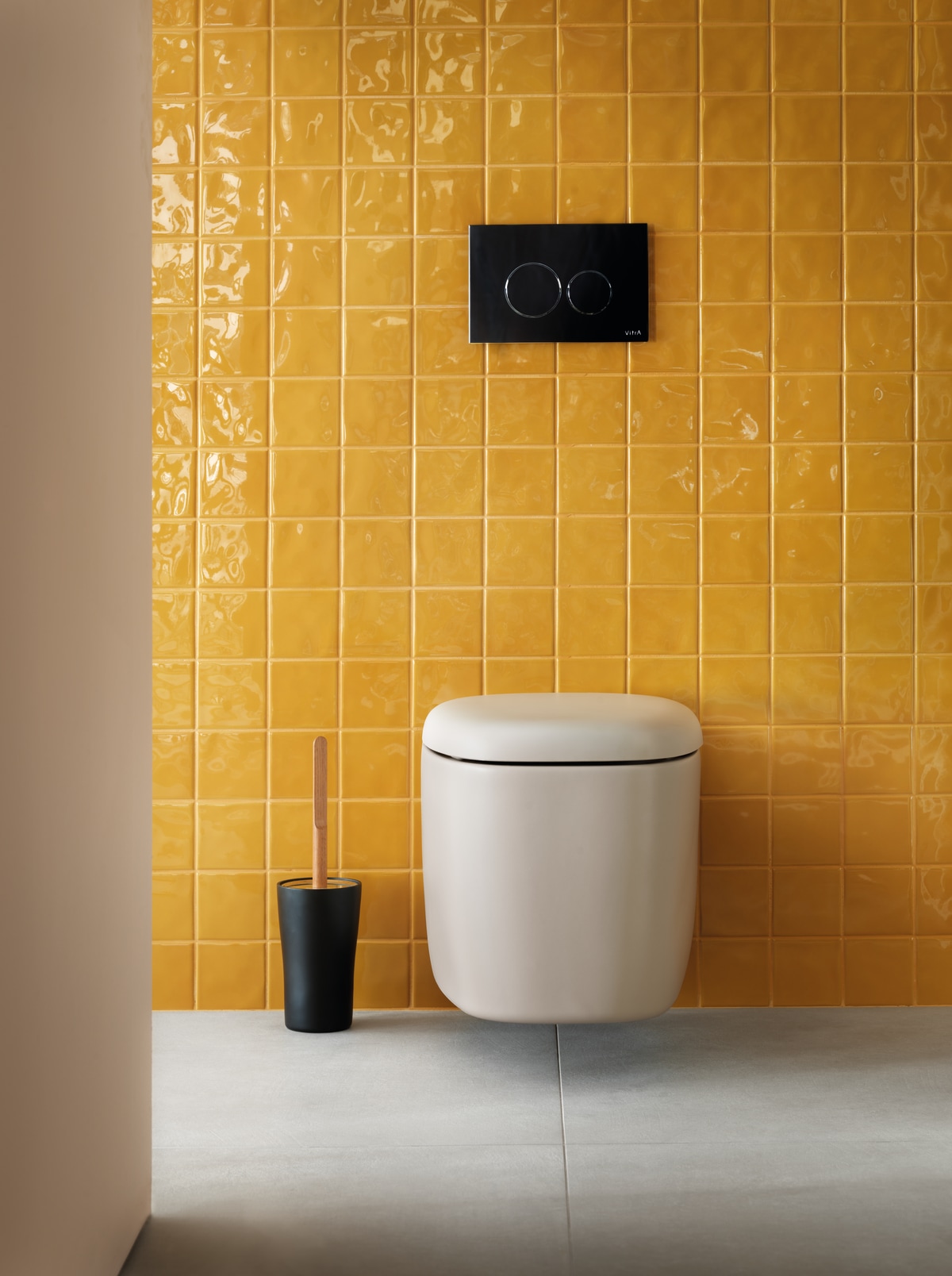 Кнопка смыва для инсталляции VitrA Origin (Ориджин) 740-1601 черная двойной смыв