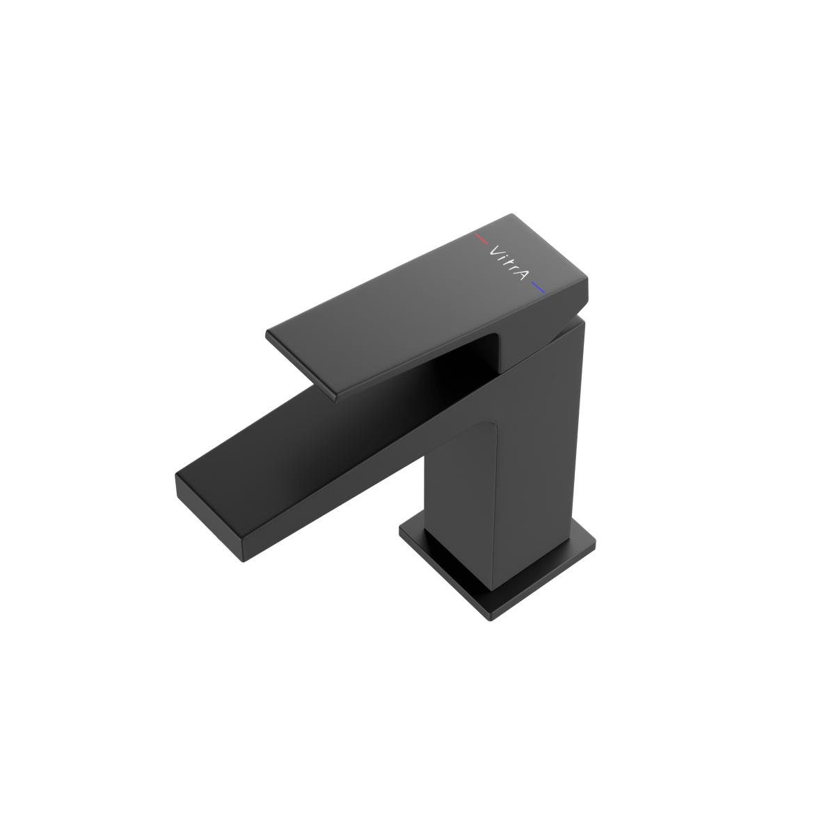 Смеситель для раковины VitrA Minimax Square (Минимакс Сквуэр) A4372036EXP однорычажный матовый черный латунь