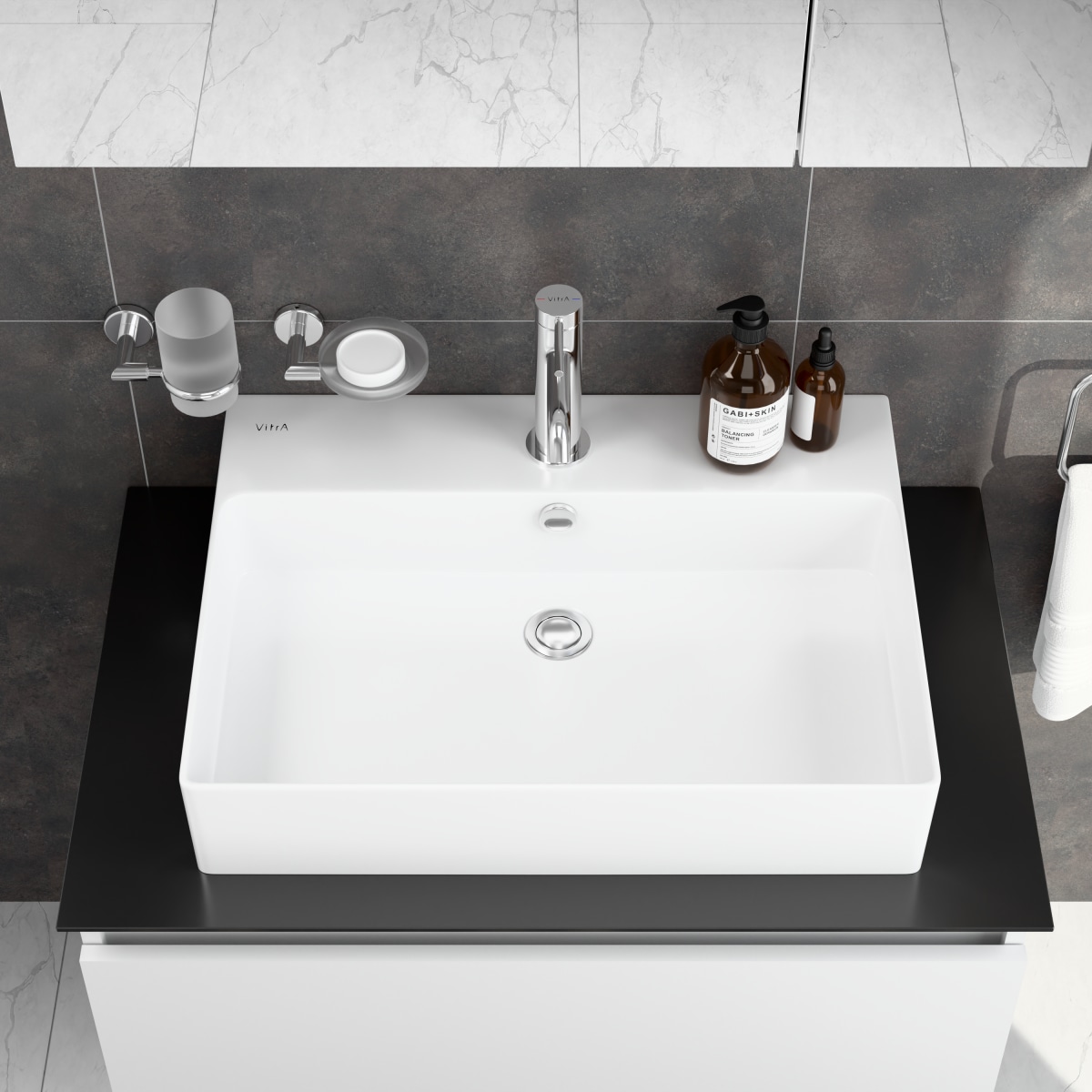 Раковина VitrA M20 8314B003-0001, 60 x 45 см, белая, санитарный фарфор