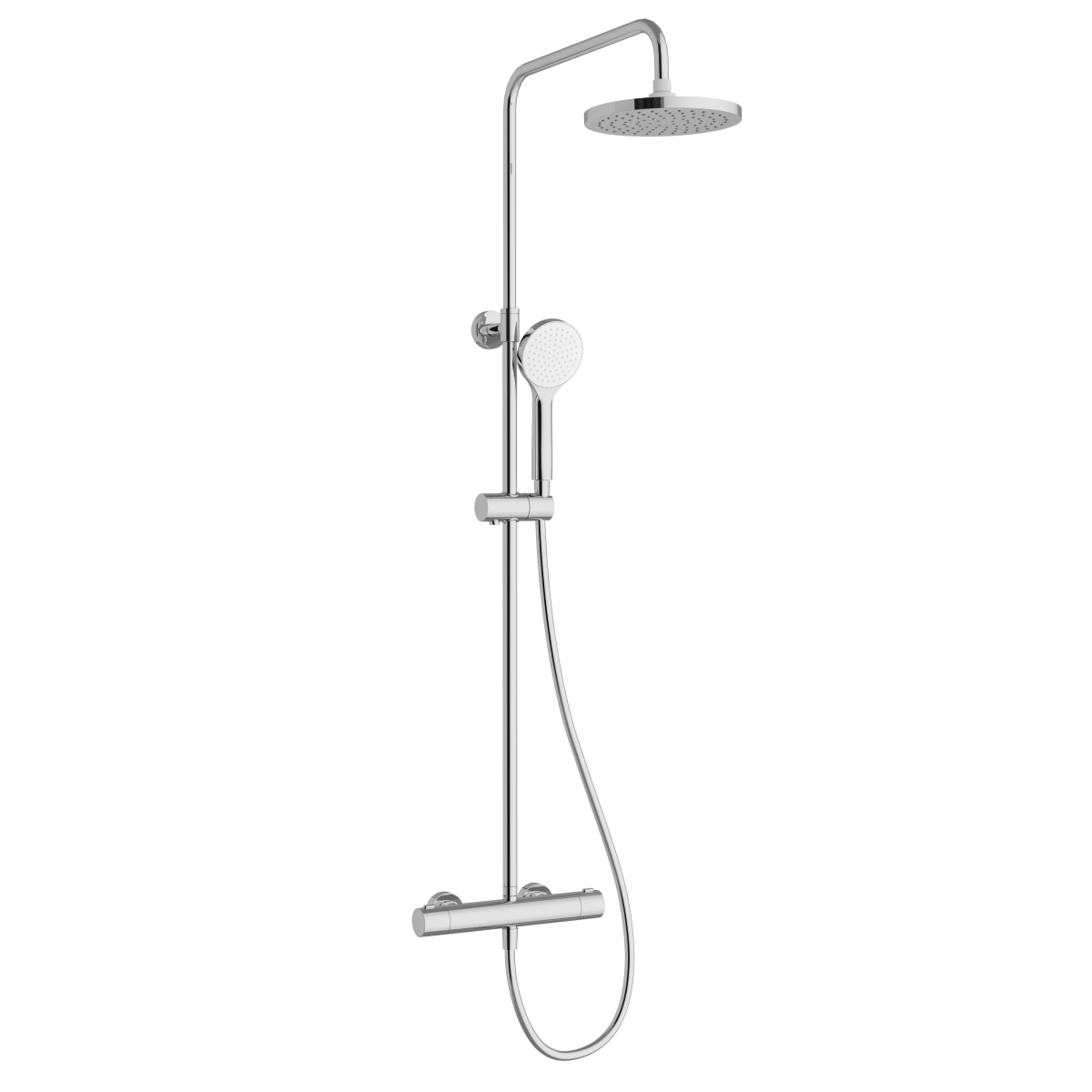 Душевая система VitrA Joy (Джой) A47298EXP с термостатическим смесителем и ручным душем хром