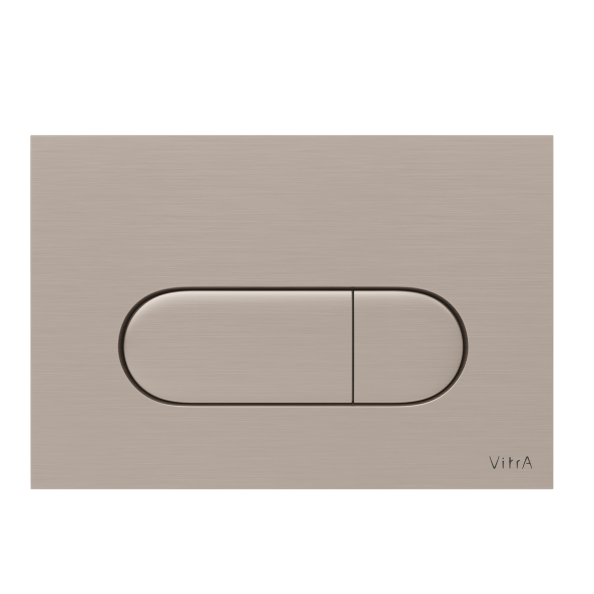 Кнопка смыва для инсталляции VitrA Root Round (Рут Раунд) 740-2295 брашированный никель двойный смыв
