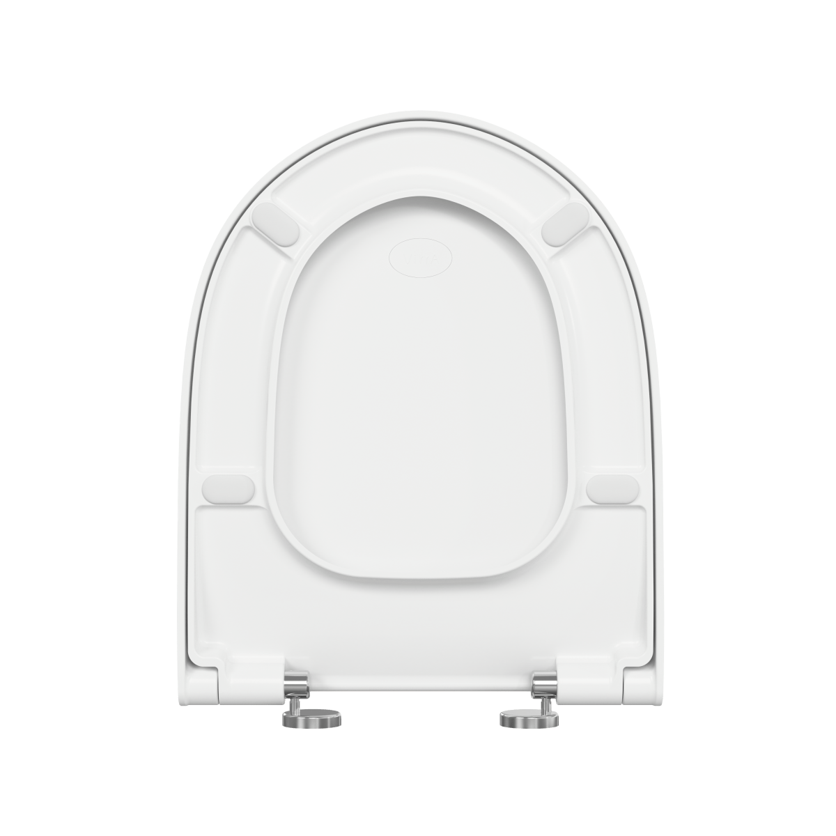 Сиденье для унитаза VitrA Sento (Сенто) 130-003-009 круглое белое дюропласт с микролифтом
