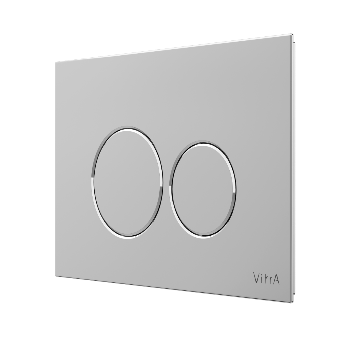 Кнопка смыва для инсталляции VitrA Origin (Ориджин) 740-2480 глянцевая хром двойный смыв