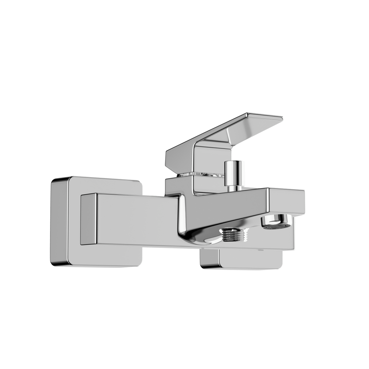 Настенный смеситель для ванны VitrA Minimax Square (Минимакс Сквуэр) A43520EXP однорычажный хром латунь