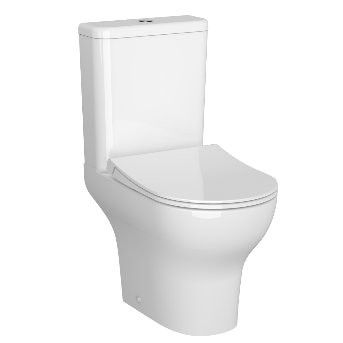 Унитаз-компакт напольный VitrA Zentrum (Зентрум) 9824B003-7219 с сиденьем микролифт белый санитарный фарфор антибактериальное покрытие Hygiene (Хайджн)