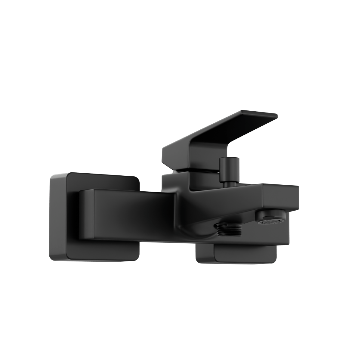 Настенный смеситель для ванны VitrA Minimax Square (Минимакс Сквуэр) A4352036EXP однорычажный матовый черный латунь