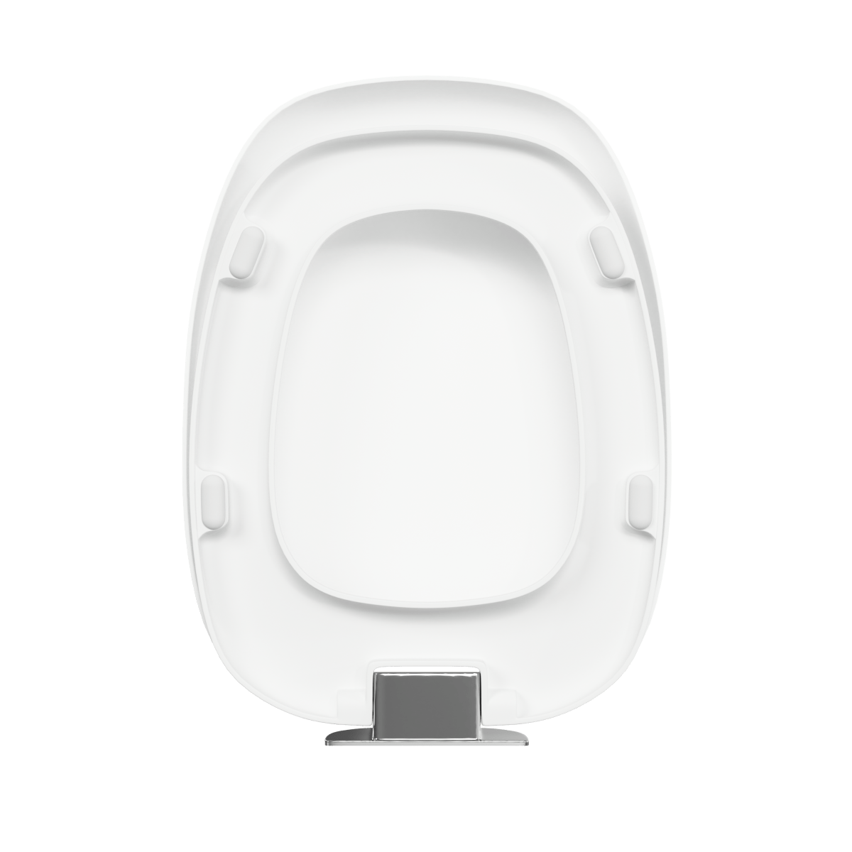Сиденье для унитаза VitrA Plural (Плюрал) 126-401-009 круглое матовое белое дюропласт с микролифтом быстросъемное