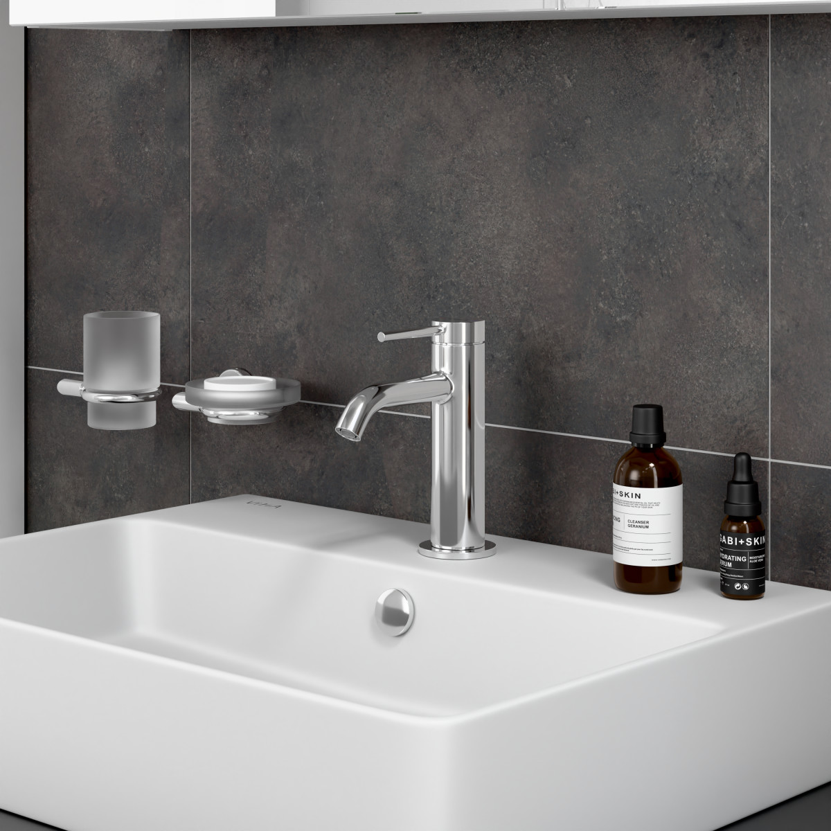 Смеситель для раковины VitrA Minimax Round (Минимакс Раунд) A43530EXP однорычажный хром латунь