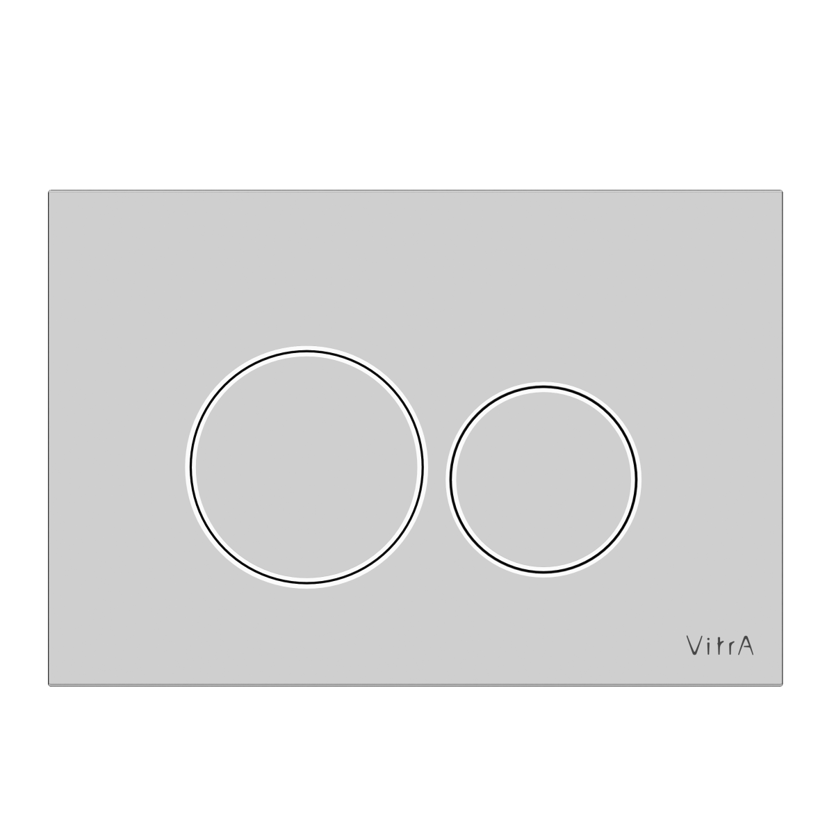 Кнопка смыва для инсталляции VitrA Origin (Ориджин) 740-2480 глянцевая хром двойный смыв