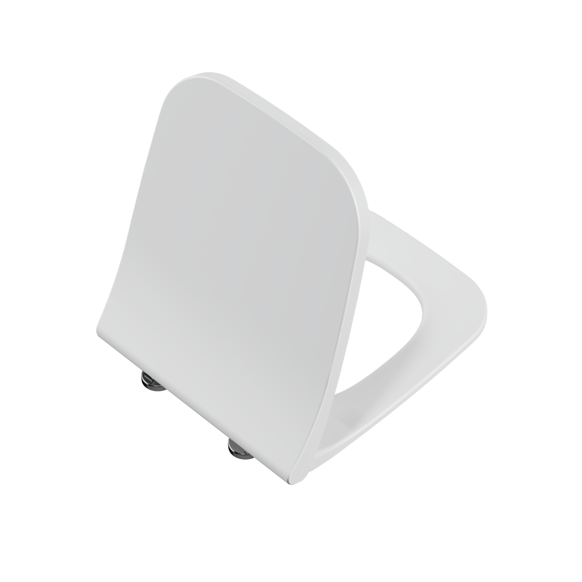 Сиденье для унитаза VitrA Shift (Шифт) 191-003-009 квадратное с закруглениями белое дюропласт с микролифтом