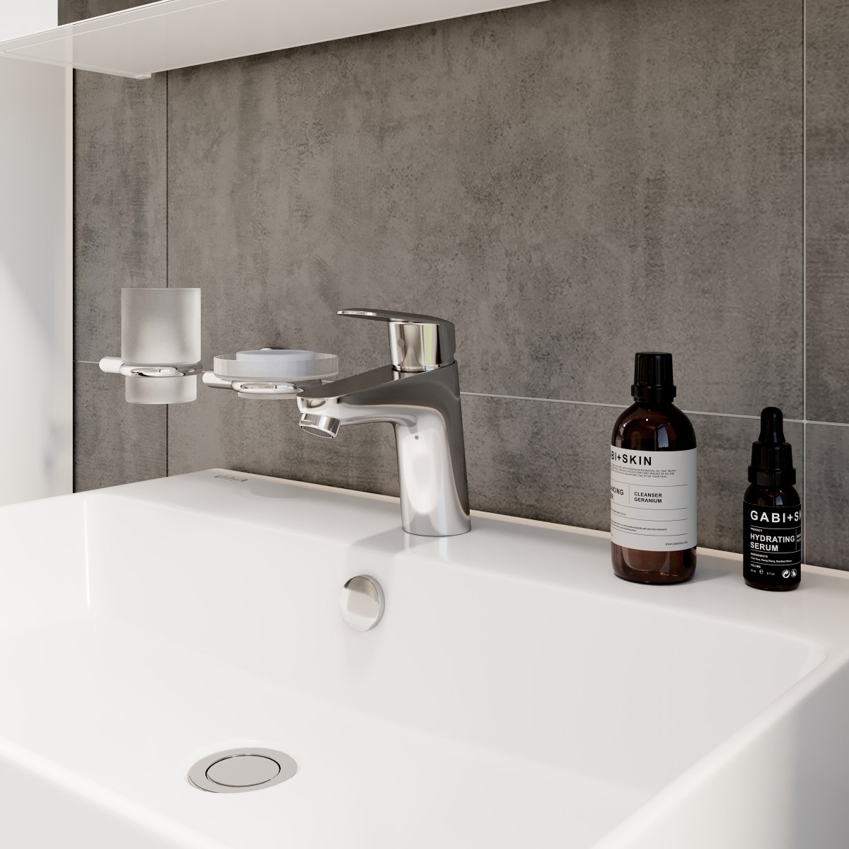 Смеситель для раковины VitrA Flow Round (Флоу Раунд) A42923EXP1 однорычажный хром латунь