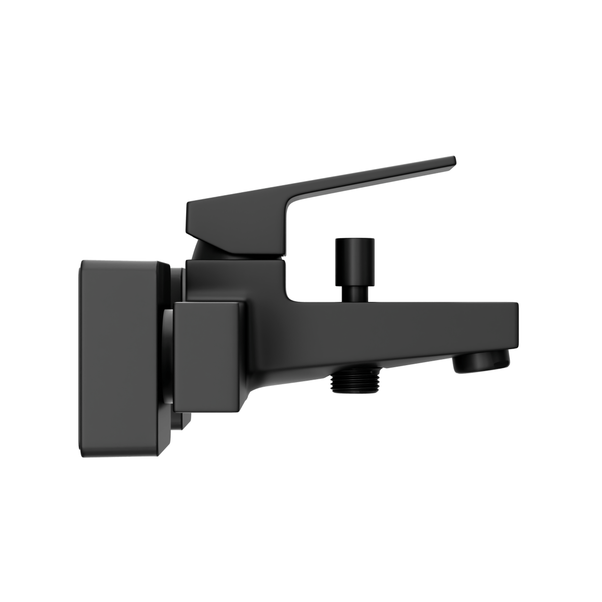 Настенный смеситель для ванны VitrA Minimax Square (Минимакс Сквуэр) A4352036EXP однорычажный матовый черный латунь