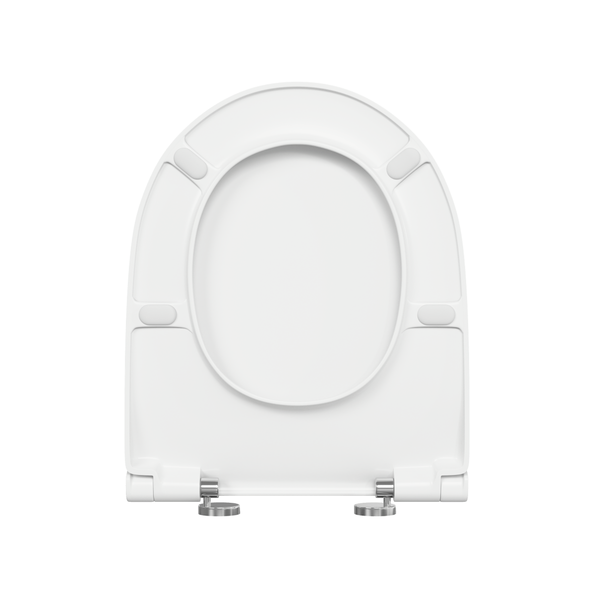 Сиденье для унитаза VitrA Nest (Нест) 220-003R409 круглое белое дюропласт с микролифтом быстросъемное