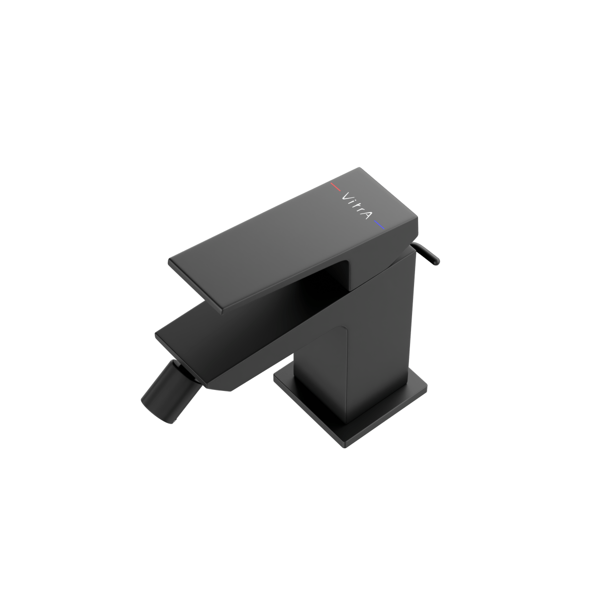 Смеситель для биде VitrA Minimax Square (Минимакс Сквуэр) A4372636EXP однорычажный матовый черный латунь
