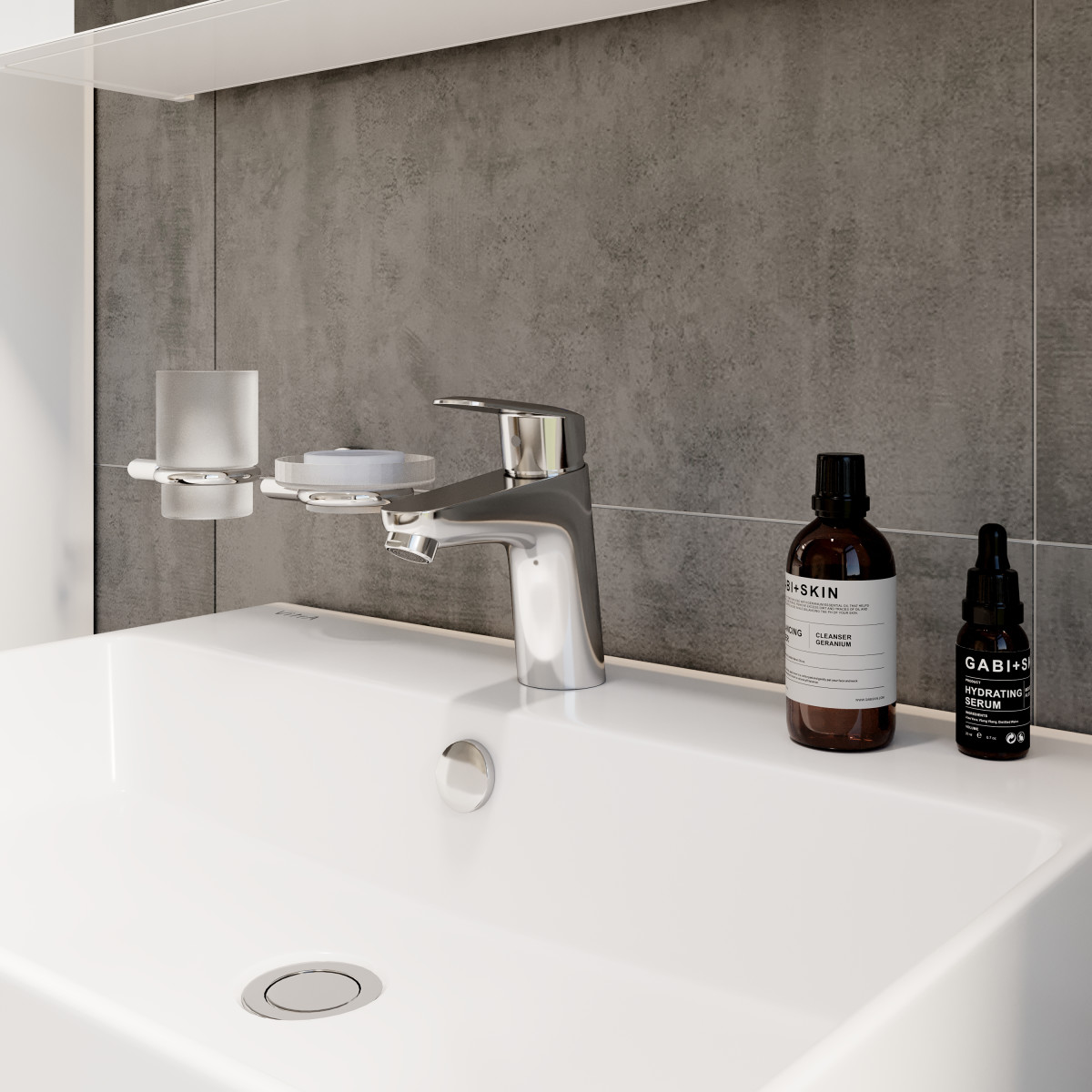 Смеситель для раковины VitrA Flow Round (Флоу Раунд) A42923EXP1 однорычажный хром латунь