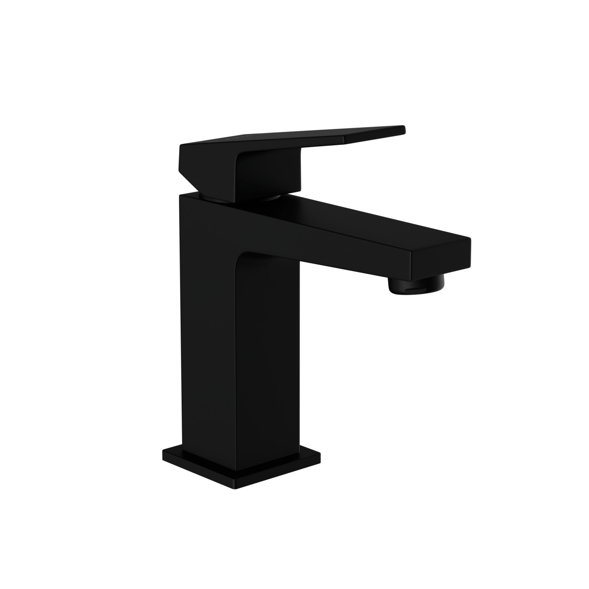 Смеситель для раковины VitrA Minimax Square (Минимакс Сквуэр) A4372036EXP однорычажный матовый черный латунь