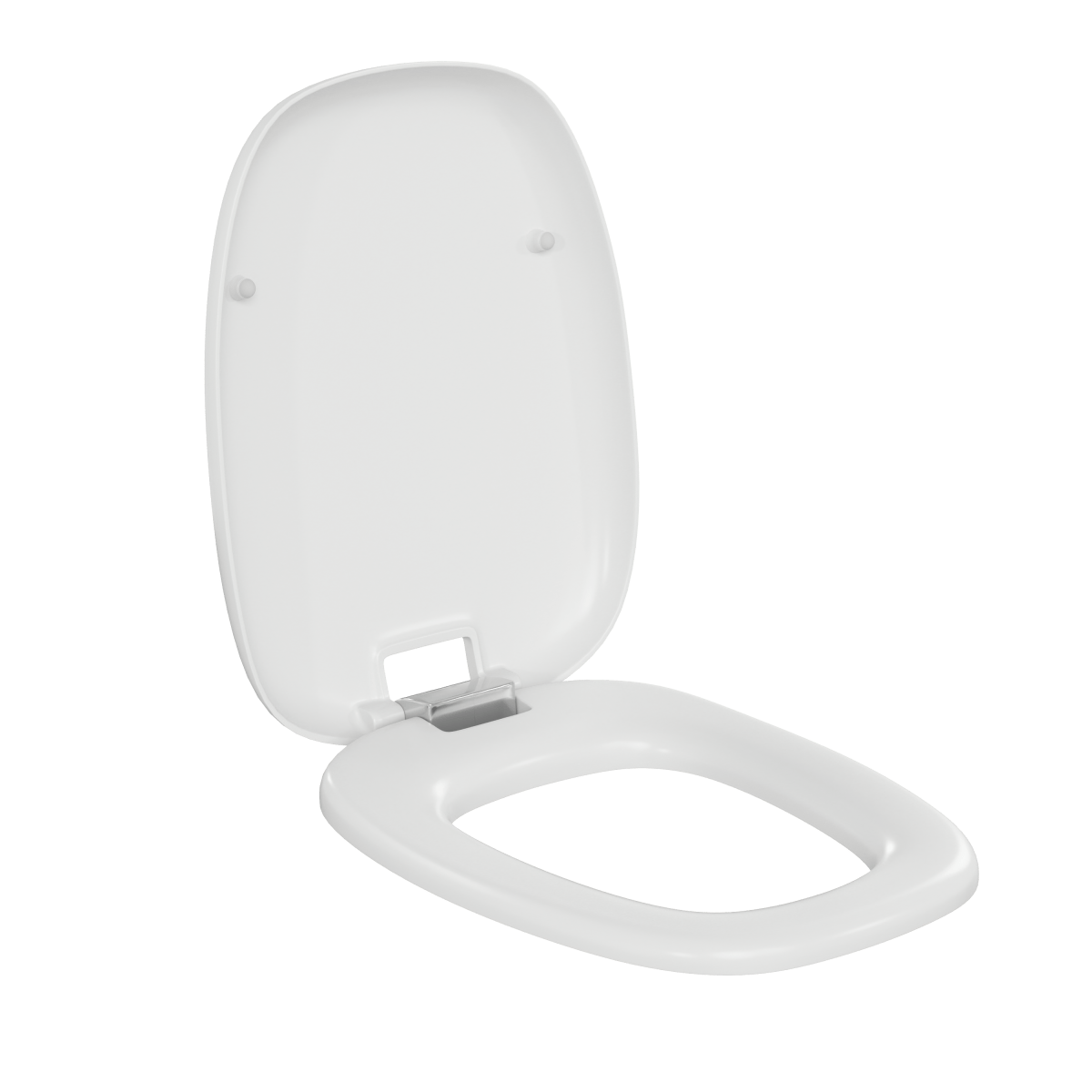 Сиденье для унитаза VitrA Plural (Плюрал) 126-003-009 круглое белое дюропласт с микролифтом быстросъемное