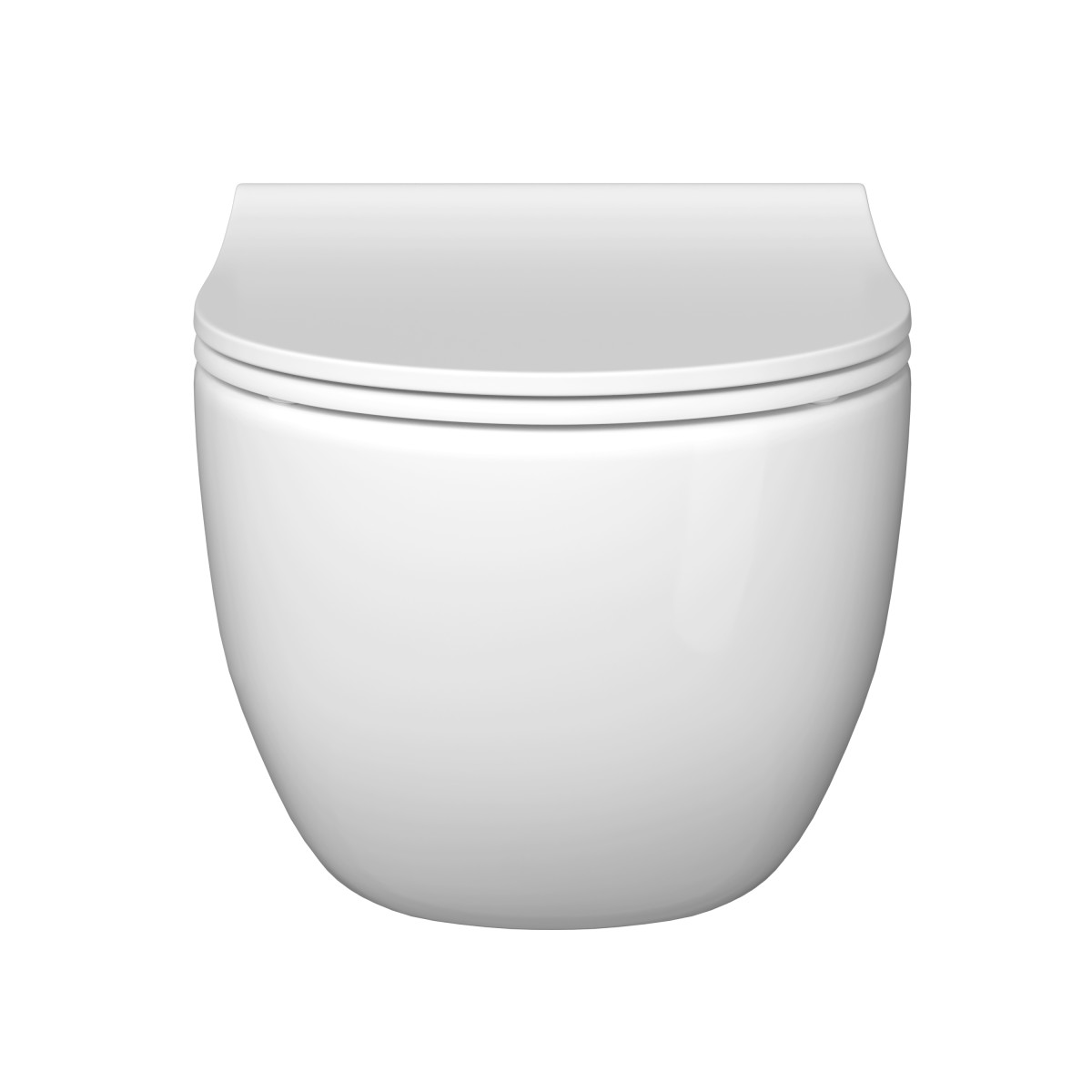 Подвесной унитаз VitrA Sento (Сенто) 7748B003-0075 безободковый Rim-ex (Рим-экс) белый санитарный фарфор антибактериальное покрытие Hygiene (Хайджн)