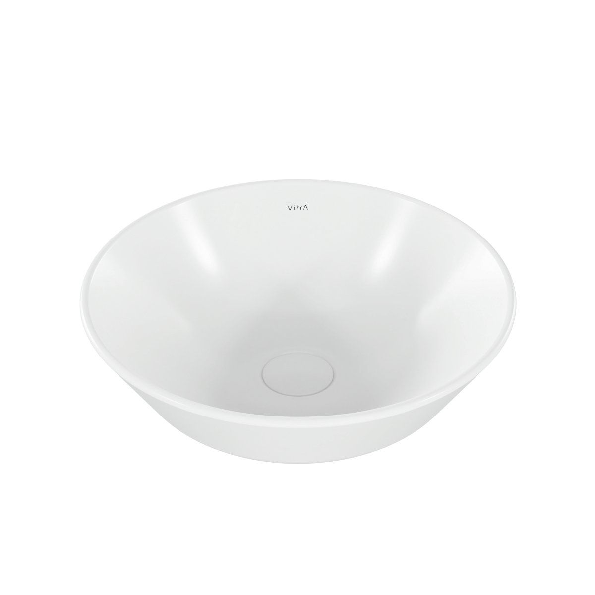 Раковина чаша VitrA Geo (Гео) 7421B003-0016 38 x 38 см накладная белая антибактериальное покрытие Hygiene (Хайджн)