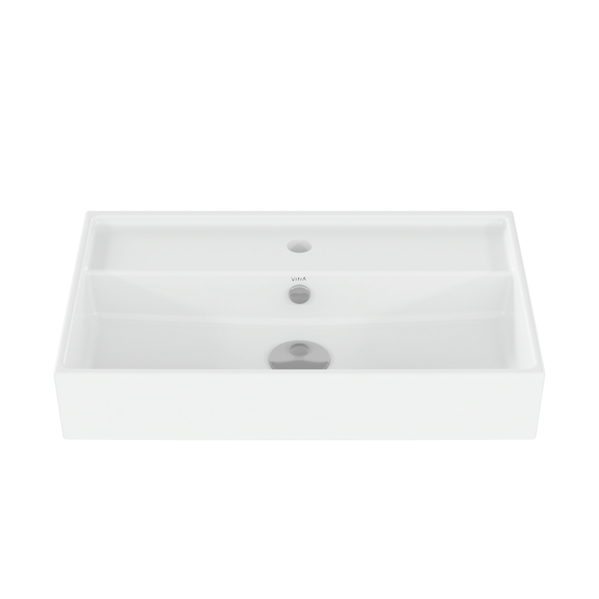 Раковина VitrA ArchiPlan (Архиплан) 7401B003-0001 60 x 38 см белая антибактериальное покрытие Hygiene (Хайджн)