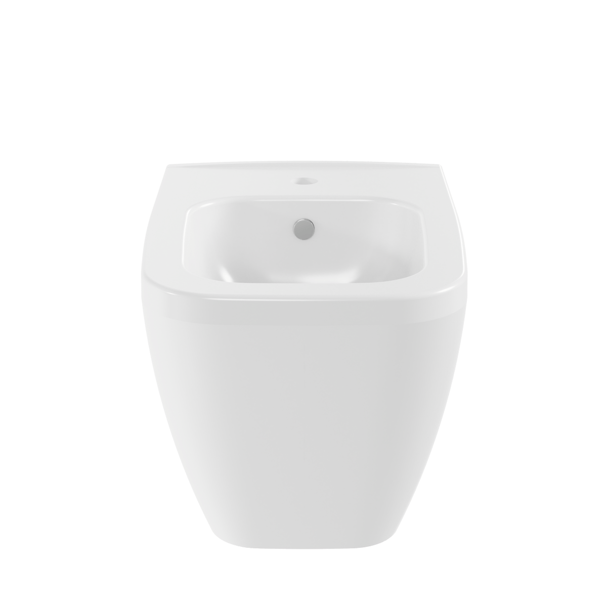 Биде VitrA Integra Square (Интегра Скуэр) 7083B003-0288 подвесное белое с отверстием под смеситель покрытие Hygiene (Хайджн)