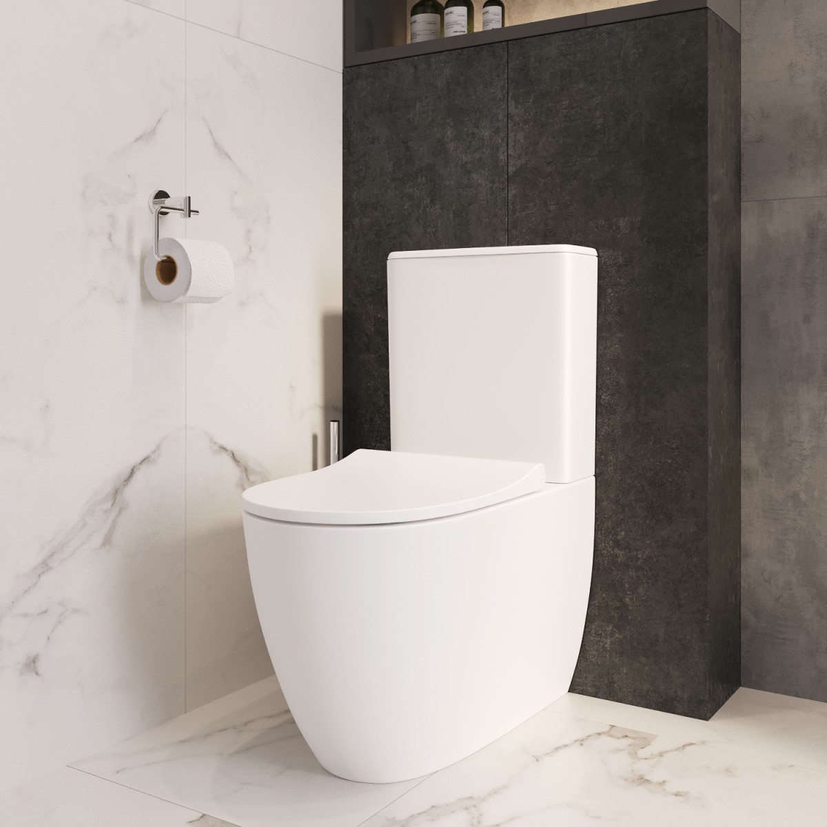 Унитаз-компакт напольный VitrA Sento (Сенто) 9830B003-7203 с сиденьем микролифт белый санитарный фарфор антибактериальное покрытие Hygiene (Хайджн)