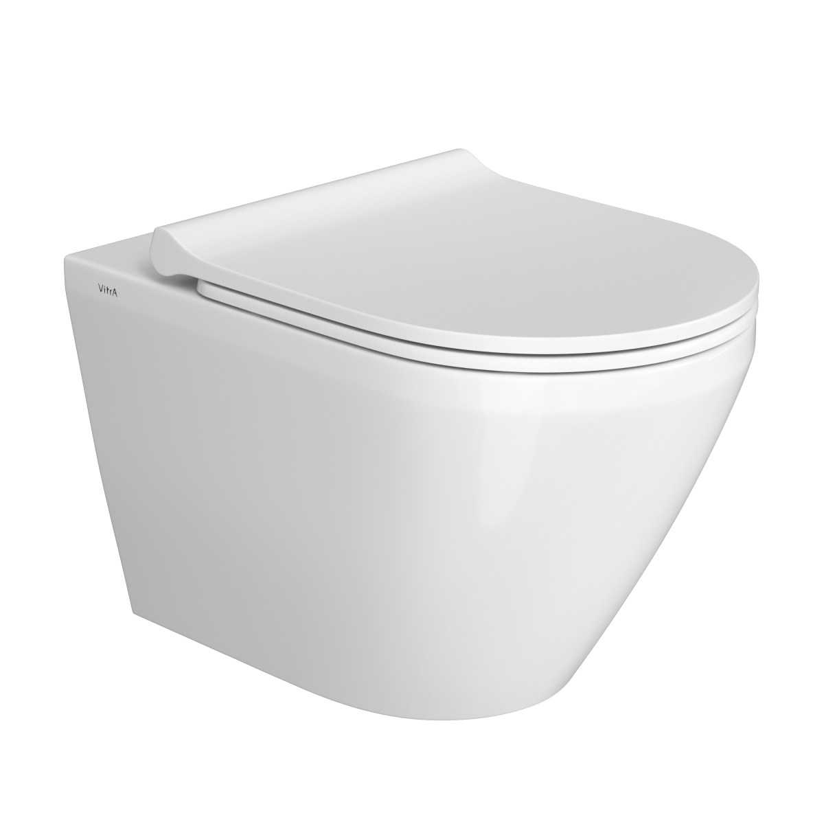 Инсталляция с унитазом VitrA Integra Round (Интегра Раунд) 9856B003-7205 комплект 4 в 1 с сиденьем микролифт безободковый цвет клавиши глянцевый хром