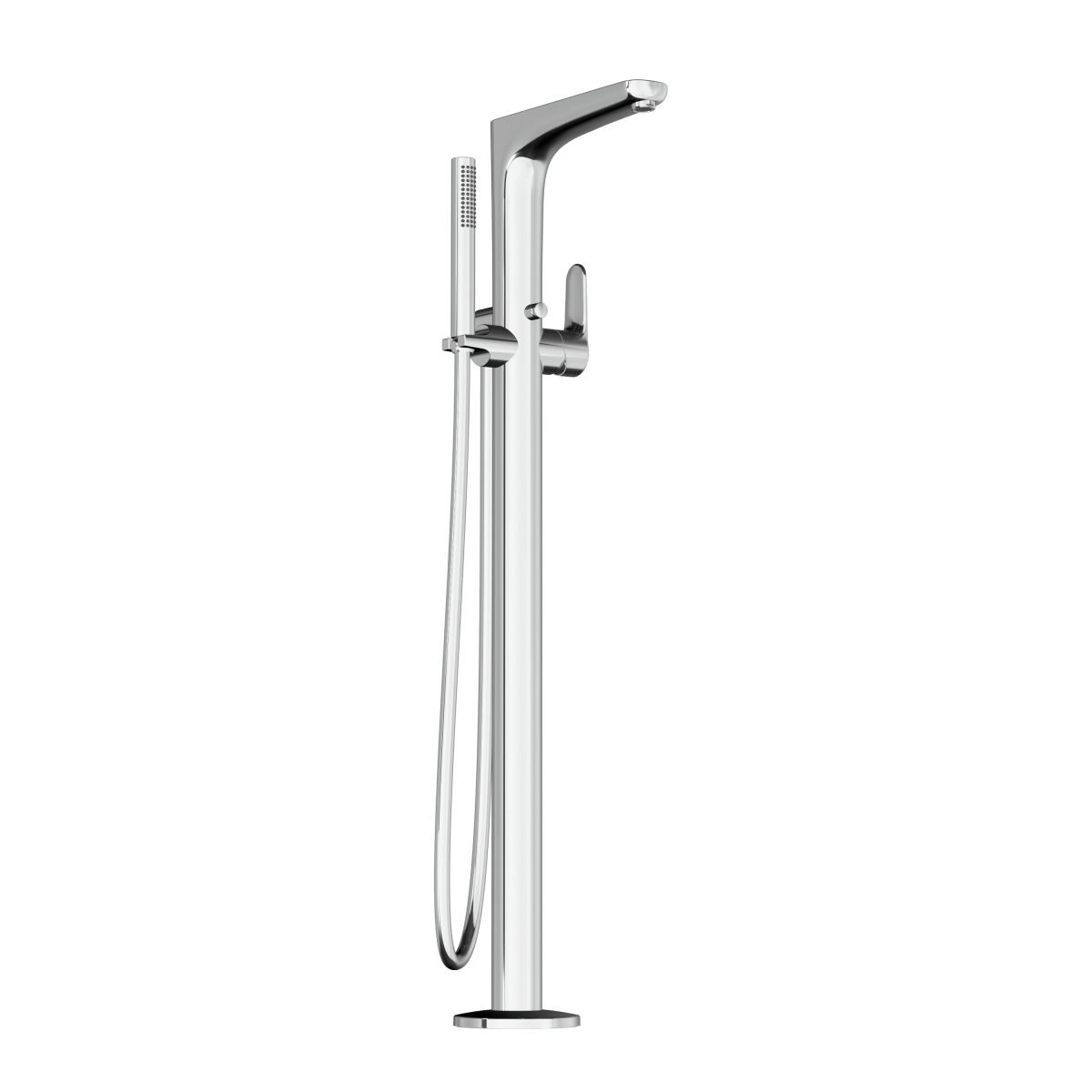 Смеситель для ванны VitrA Root Round (Рут Раунд) A42741EXP напольный с ручным душем хром латунь