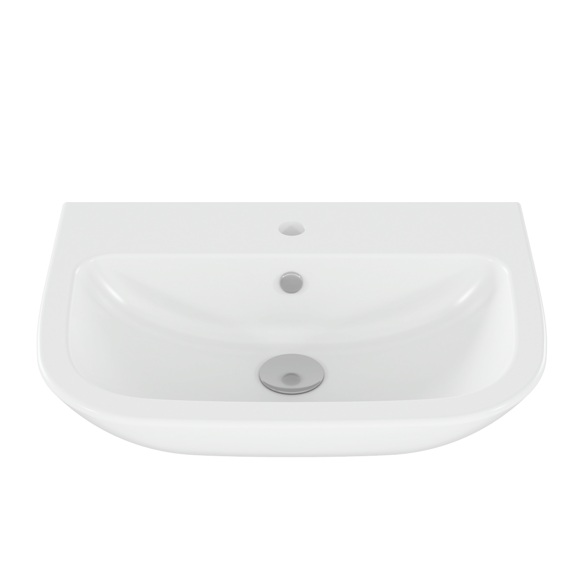 Раковина VitrA S20 5503B003-0001 60 x 46 см белая антибактериальное покрытие Hygiene (Хайджн)