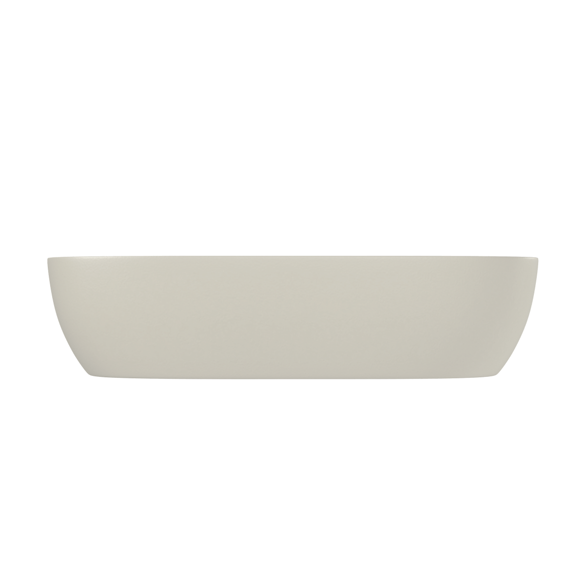 Раковина чаша VitrA Outline Recycled (Аутлайн Ресайклд) 7993B066-0016 63 x 42 см накладная матовая бежевая антибактериальное покрытие Hygiene (Хайджн)