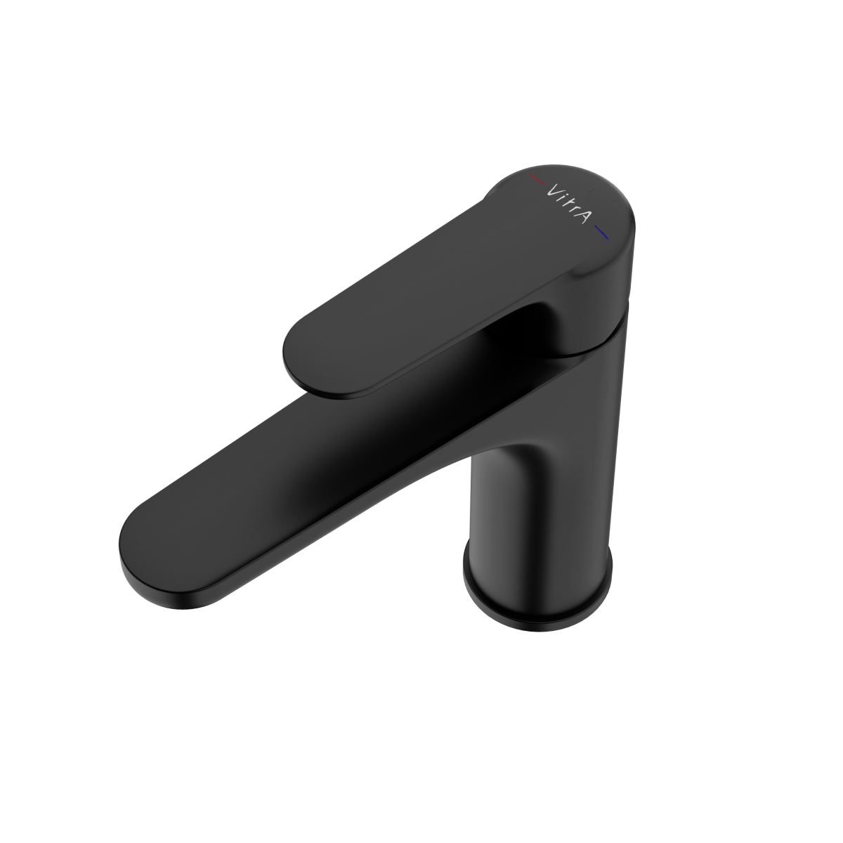 Смеситель для раковины VitrA Root Round (Рут Раунд) A4270636EXP однорычажный матовый черный латунь